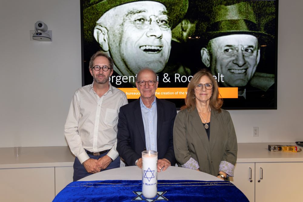 Roy Fisher, Bob Morgenthau, and Holli Levitsky